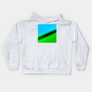 Green blue abstract texture art Kids Hoodie